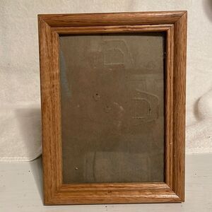 5” x 7”  single wide moulding rustic wood wall and desk mount picture frame